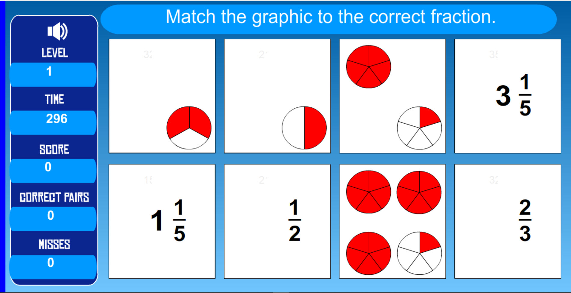 Matching Mixed Fraction ( Level 1 )